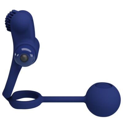 Alternative view of PRETTY LOVE - REMINGTON ANEL VIBRADOR DUPLO COM PLUG AZUL