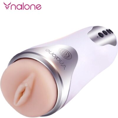 Nalone - magician masturbator com vibração branco nalone caliente. Pt