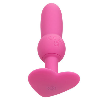 Calexotics - first time plug anal sonda de contas 10 vibrações rosa calexotics caliente. Pt