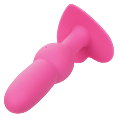 Calexotics - first time plug anal sonda de contas 10 vibrações rosa calexotics caliente. Pt