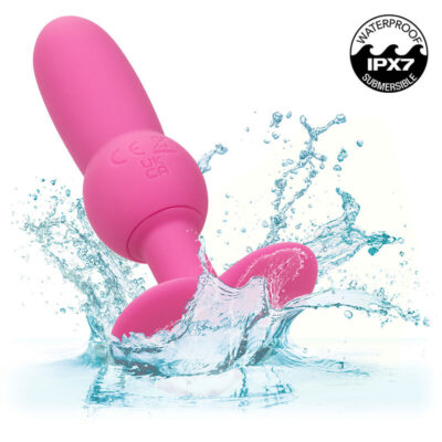 Calexotics - first time plug anal sonda de contas 10 vibrações rosa calexotics caliente. Pt