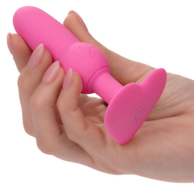 Calexotics - first time plug anal sonda de contas 10 vibrações rosa calexotics caliente. Pt