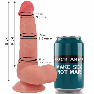 Rockarmy - silicone líquido fox 19 cm -o- 3,2 cm rock army caliente. Pt