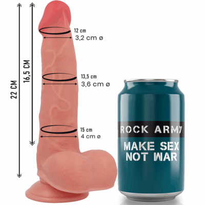 Rockarmy - silicone líquido ranger 22 cm -o- 3,6 cm rock army caliente. Pt