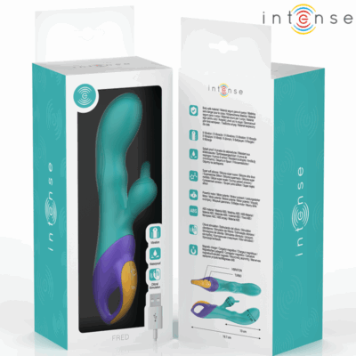 Intense - fred rabbit vibrador azul intense fun caliente. Pt