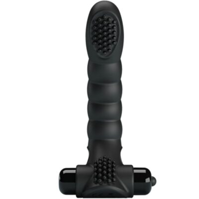 Alternative view of PRETTY LOVE - VIBRADOR DE DEDO ALEXANDER 10 VIBRAÇÕES PRETO