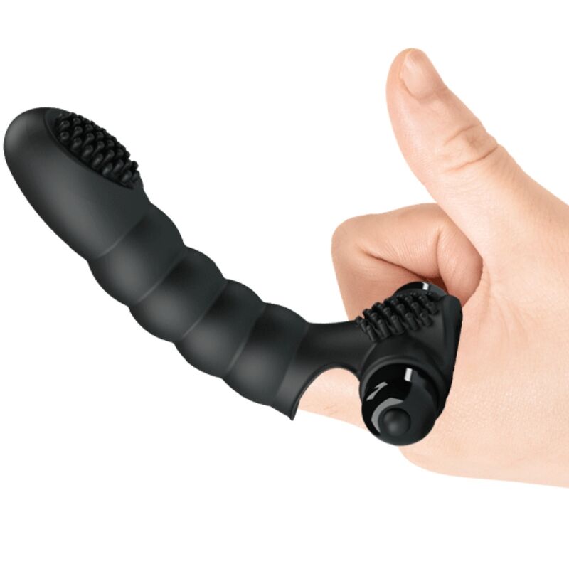 PRETTY LOVE - VIBRADOR DE DEDO ALEXANDER 10 VIBRAÇÕES PRETO 3 Pretty love - vibrador de dedo alexander 10 vibrações preto - image 3
