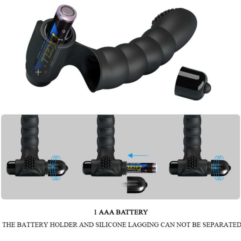 PRETTY LOVE - VIBRADOR DE DEDO ALEXANDER 10 VIBRAÇÕES PRETO 5 Pretty love - vibrador de dedo alexander 10 vibrações preto - image 5