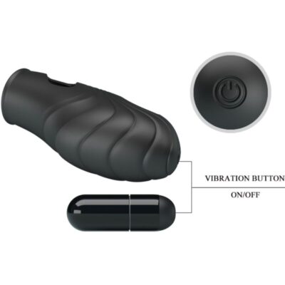 Pretty love - lich silicone dedo vibrador preto pretty love caliente. Pt