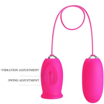Pretty love - ovo vibrador daisy + língua estimulante de clitóris rosa pretty love caliente. Pt