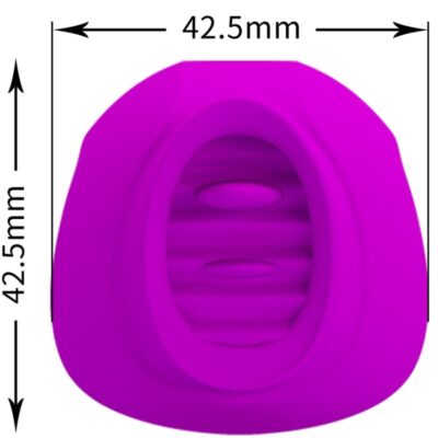 Pretty love - estelle tongue clitoris stimulator 12 vibrações roxo pretty love caliente. Pt