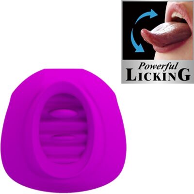 Alternative view of PRETTY LOVE - ESTELLE TONGUE CLITORIS STIMULATOR 12 VIBRAÇÕES ROXO