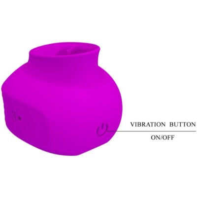 Pretty love - estelle tongue clitoris stimulator 12 vibrações roxo pretty love caliente. Pt