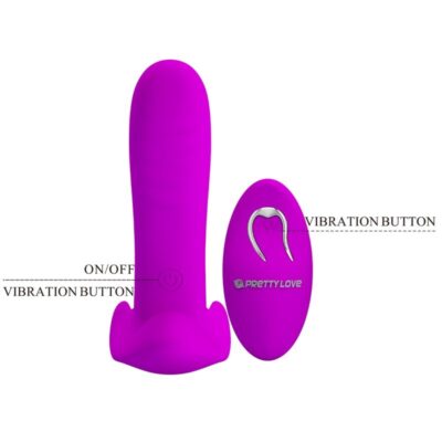 Pretty love - massageador e vibrador 12 vibrações controle remoto roxo pretty love caliente. Pt