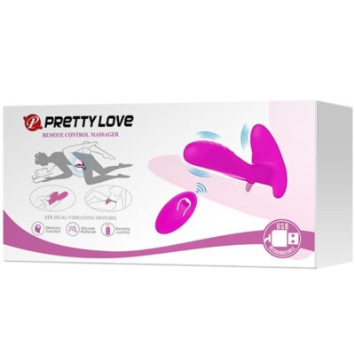 Pretty love - massageador e vibrador 12 vibrações controle remoto roxo pretty love caliente. Pt