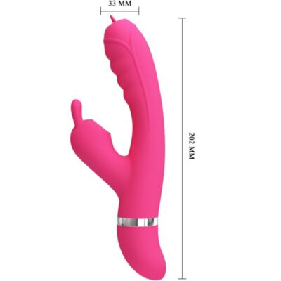 Pretty love - vibrador coelho multifuncional phoenix rosa pretty love caliente. Pt