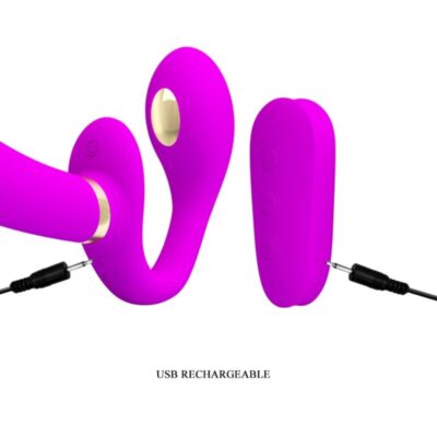 Pretty love - thunderbird vibrador duplo com controle remoto roxo pretty love caliente. Pt