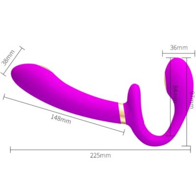 Pretty love - thunderbird vibrador duplo com controle remoto roxo pretty love caliente. Pt