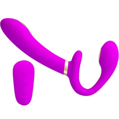 Alternative view of PRETTY LOVE - THUNDERBIRD VIBRADOR DUPLO COM CONTROLE REMOTO ROXO