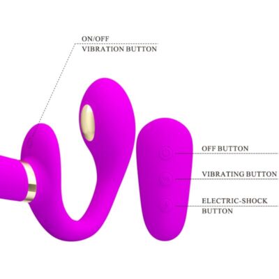 Pretty love - thunderbird vibrador duplo com controle remoto roxo pretty love caliente. Pt