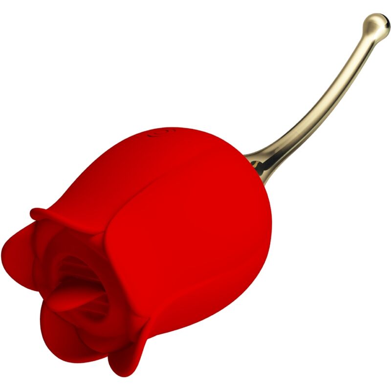 PRETTY LOVE - ESTIMULADOR DE CLITÓRIS ROSE LOVER 12 VIBRAÇÕES VERMELHO 1 Pretty love - estimulador de clitóris rose lover 12 vibrações vermelho