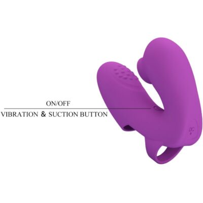 Pretty love - vibrador de dedo athena com estimulador de clitóris roxo pretty love caliente. Pt