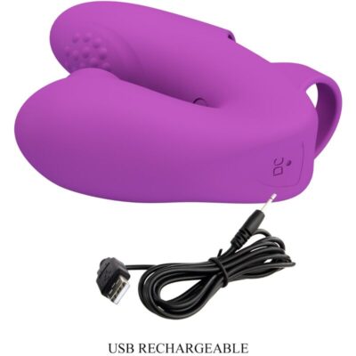 Pretty love - vibrador de dedo athena com estimulador de clitóris roxo pretty love caliente. Pt