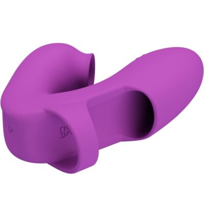 Pretty love - vibrador de dedo athena com estimulador de clitóris roxo pretty love caliente. Pt