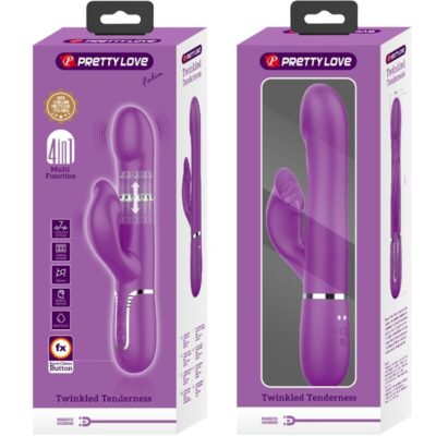 Pretty love - vibrador multifuncional 4 em 1 e estimulador roxo pretty love caliente. Pt