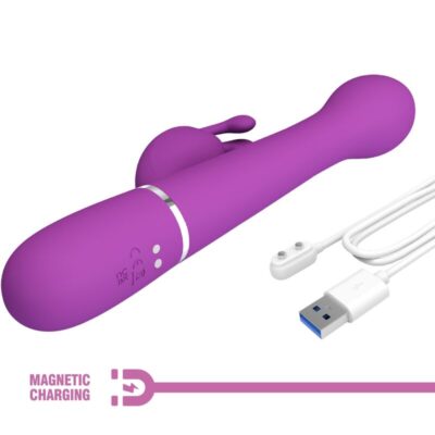 Pretty love - dejon 3 em 1 multifuncional rabbit vibrador roxo pretty love caliente. Pt