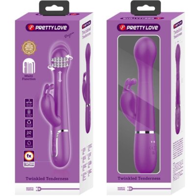 Pretty love - dejon 3 em 1 multifuncional rabbit vibrador roxo pretty love caliente. Pt