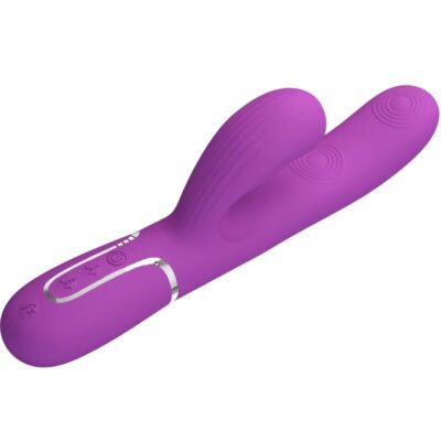 Pretty love - perlita 3 em 1 multifuncional coelho vibrador roxo pretty love caliente. Pt