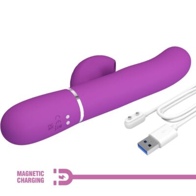 Pretty love - perlita 3 em 1 multifuncional coelho vibrador roxo pretty love caliente. Pt