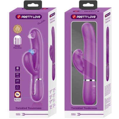 Pretty love - perlita 3 em 1 multifuncional coelho vibrador roxo pretty love caliente. Pt