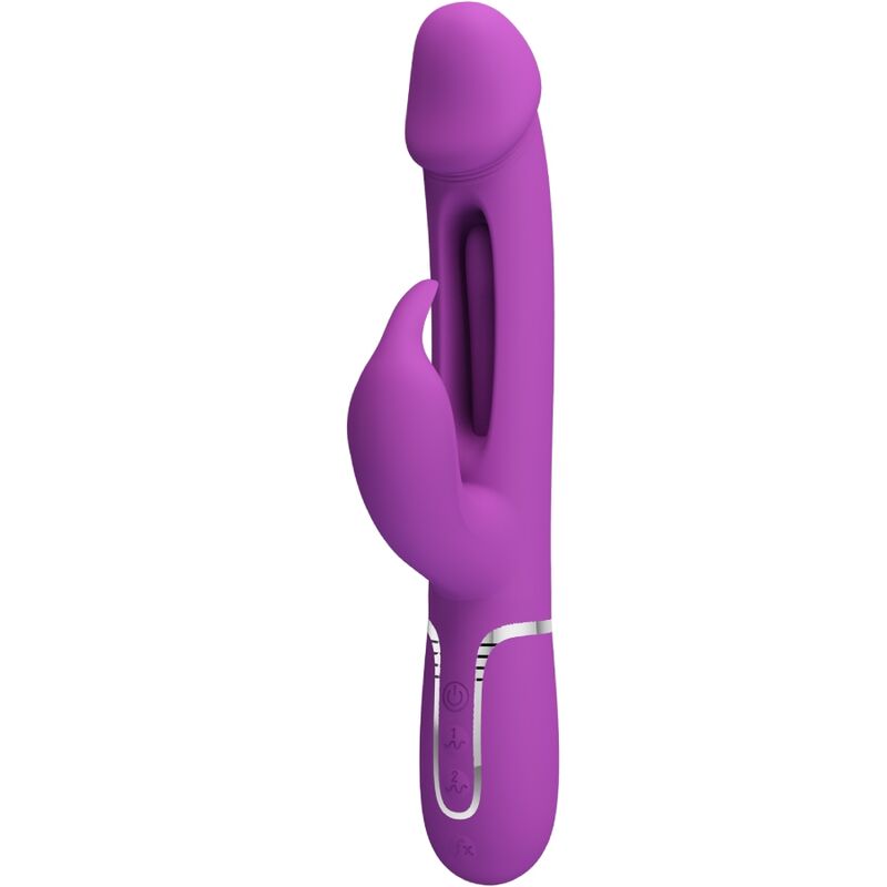 PRETTY LOVE - KAMPAS 3 EM 1 MULTIFUNCIONAL COELHO VIBRADOR ROXO 1 Pretty love - kampas 3 em 1 multifuncional coelho vibrador roxo