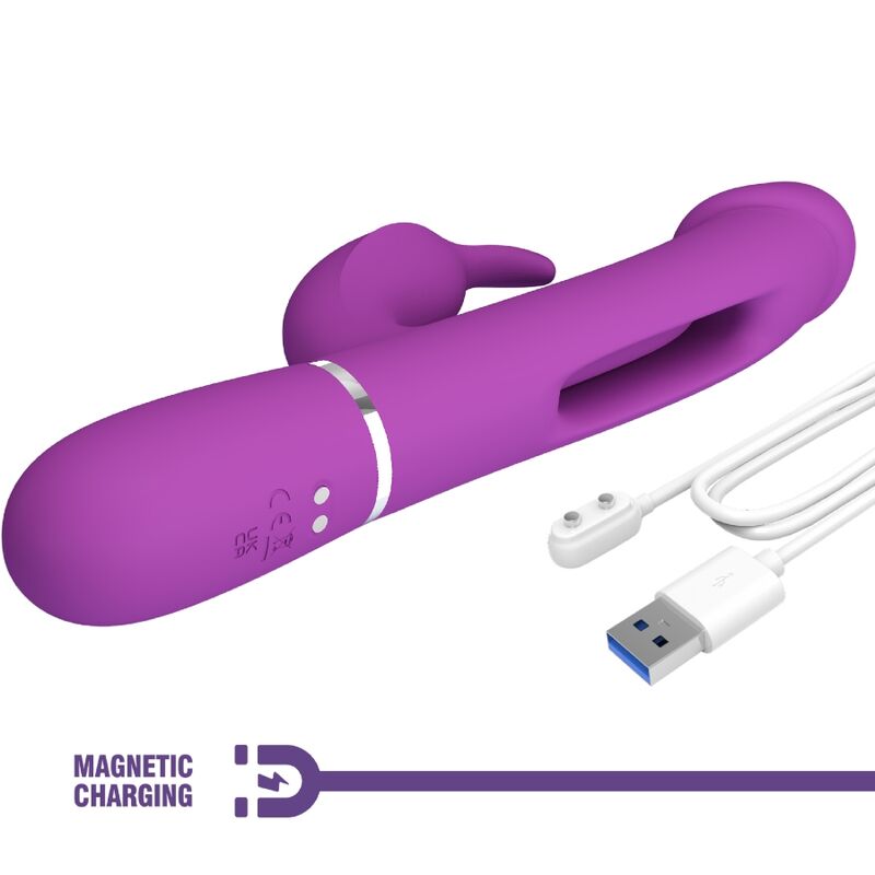 PRETTY LOVE - KAMPAS 3 EM 1 MULTIFUNCIONAL COELHO VIBRADOR ROXO 7 Pretty love - kampas 3 em 1 multifuncional coelho vibrador roxo - image 7