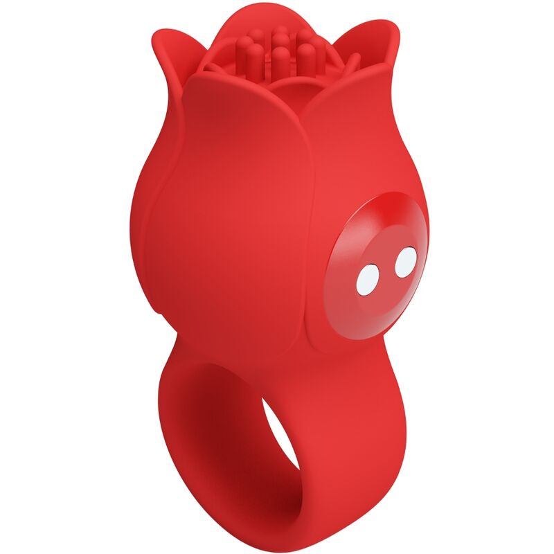 PRETTY LOVE - VIBRADOR DE DEDO EM FORMA DE JAE ROSE 10 VIBRAÇÕES VERMELHO 2 Pretty love - vibrador de dedo em forma de jae rose 10 vibrações vermelho - image 2