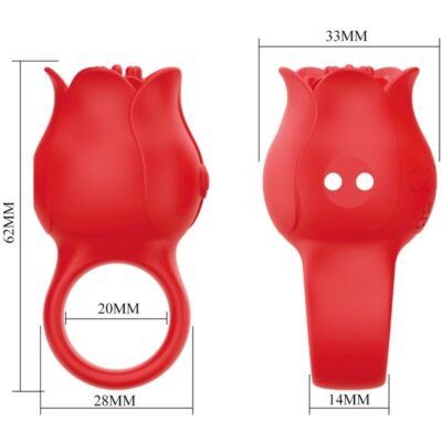 PRETTY LOVE - VIBRADOR DE DEDO EM FORMA DE JAE ROSE 10 VIBRAÇÕES VERMELHO 14 Pretty love - vibrador de dedo em forma de jae rose 10 vibrações vermelho - image 6