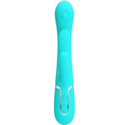 Alternative view of PRETTY LOVE - SHANIA TRIPLE RABBIT MULTIFUNCIONAL VIBRADOR 3 EM 1 AZUL