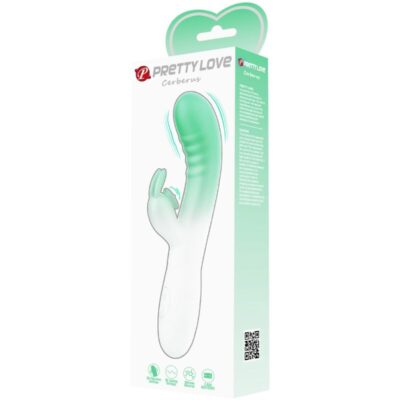 PRETTY LOVE - VIBRADOR CERBERUS RABBIT 30 VIBRAÇÕES VERDE 17 Pretty love - vibrador cerberus rabbit 30 vibrações verde pretty love caliente. Pt