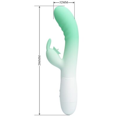 PRETTY LOVE - VIBRADOR CERBERUS RABBIT 30 VIBRAÇÕES VERDE 14 Pretty love - vibrador cerberus rabbit 30 vibrações verde pretty love caliente. Pt