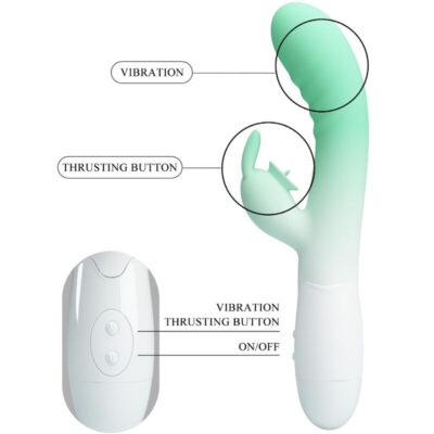 PRETTY LOVE - VIBRADOR CERBERUS RABBIT 30 VIBRAÇÕES VERDE 15 Pretty love - vibrador cerberus rabbit 30 vibrações verde pretty love caliente. Pt