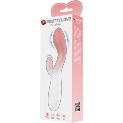 Pretty love - vibrador brilhante do ponto g + estimulador de clitóris 30 vibrações rosa pretty love caliente. Pt