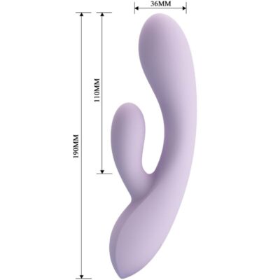 Pretty love - vibrador rosolyn rabbit 10 vibrações roxo pretty love caliente. Pt