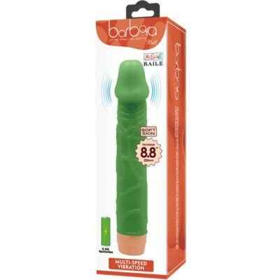 Baile - bill vibrador realista 22,5 cm verde baile caliente. Pt