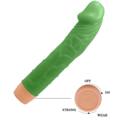 Baile - bill vibrador realista 22,5 cm verde baile caliente. Pt
