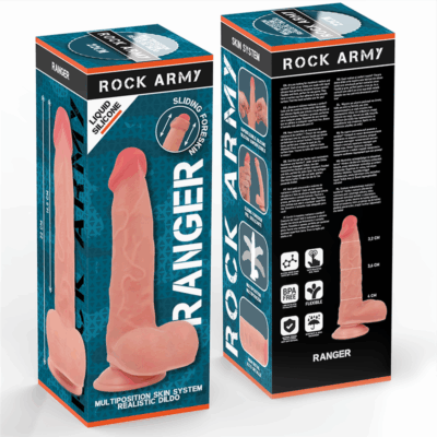 Rockarmy - silicone líquido ranger 22 cm -o- 3,6 cm rock army caliente. Pt
