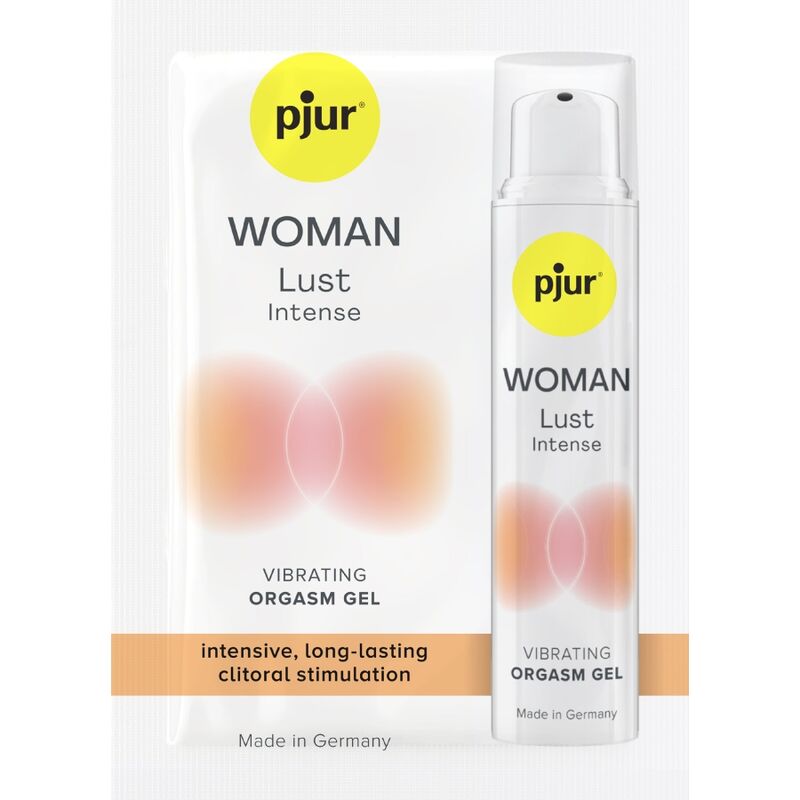 PJUR - GEL VIBRATÓRIO INTENSO WOMAN LUST DOSE ÚNICA PARA ORGASMO 1,5 ML 1 Pjur - gel vibratório intenso woman lust dose única para orgasmo 1,5 ml