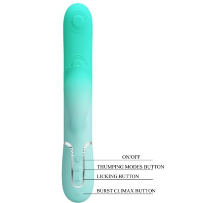 PRETTY LOVE - GIGI MULTIFUNCIONAL COELHO VIBRADOR AQUA VERDE 18 Pretty love - gigi multifuncional coelho vibrador aqua verde pretty love flirtation caliente. Pt