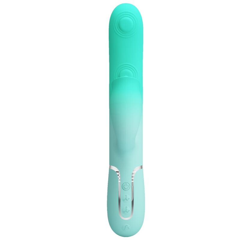 PRETTY LOVE - GIGI MULTIFUNCIONAL COELHO VIBRADOR AQUA VERDE 3 Pretty love - gigi multifuncional coelho vibrador aqua verde - image 3